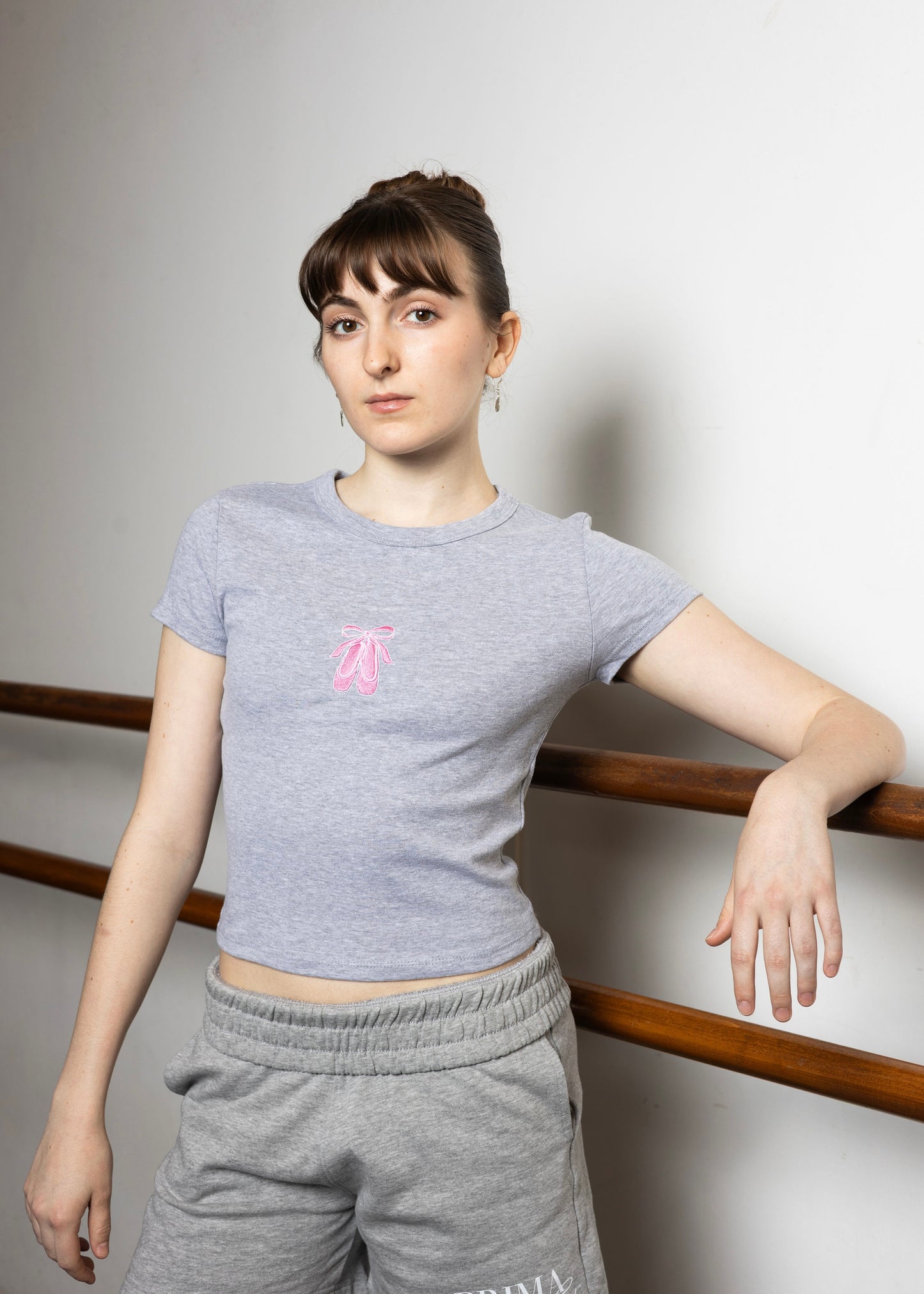pointe shoe baby tee