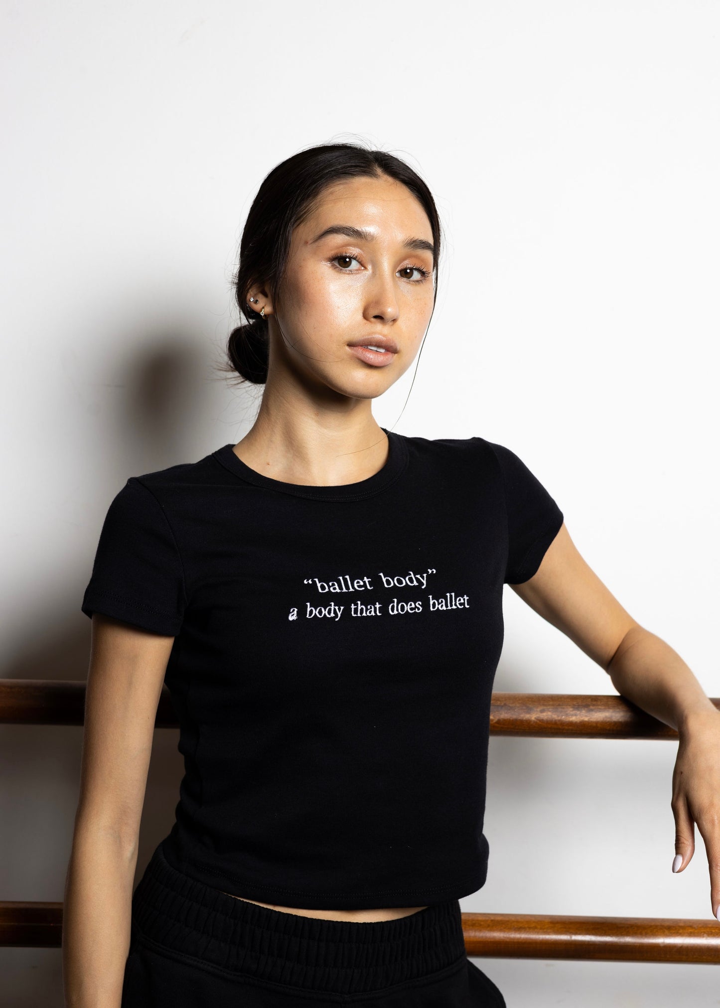 "ballet body" baby tee