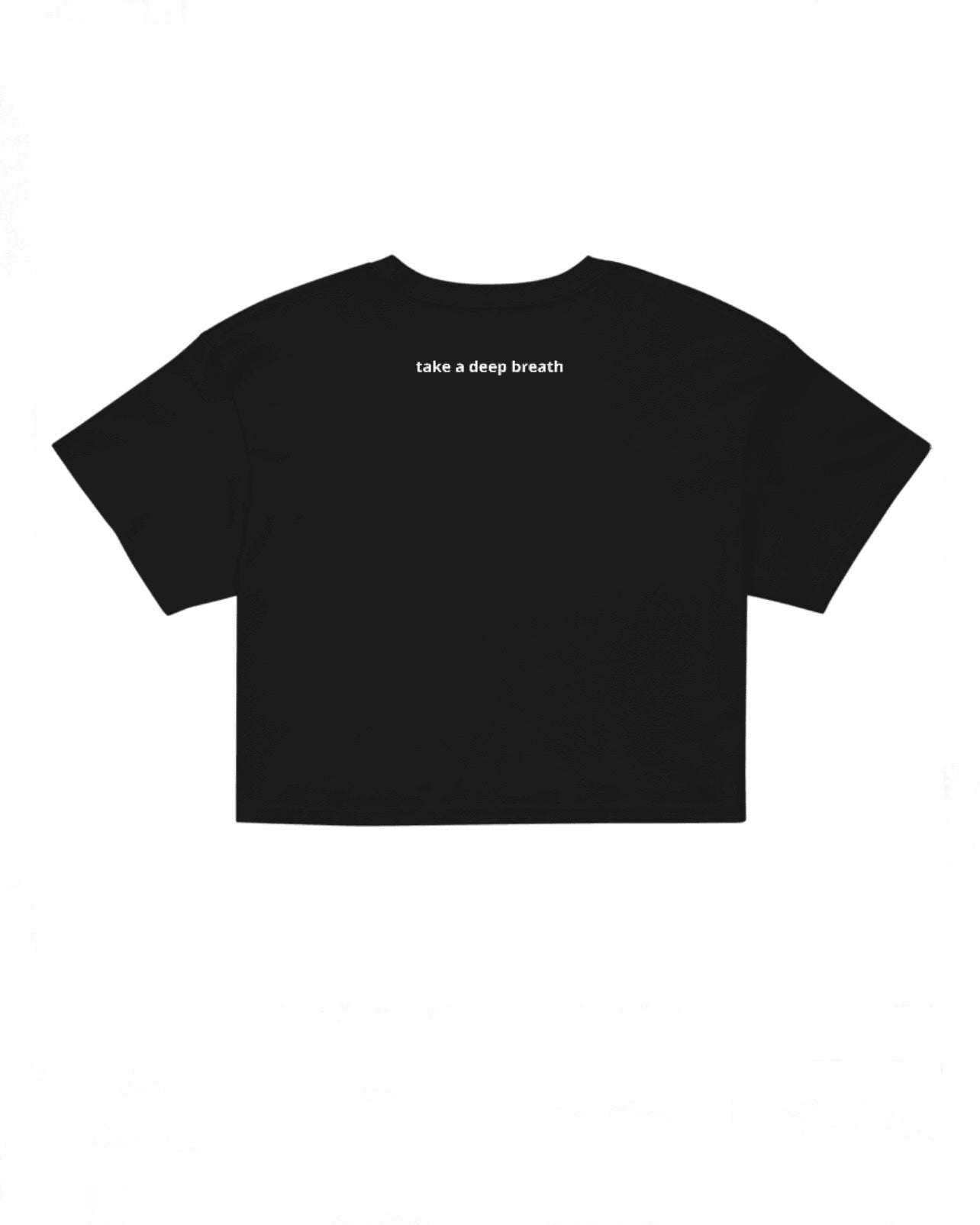 Ballet is hard. Embroidered cropped tee