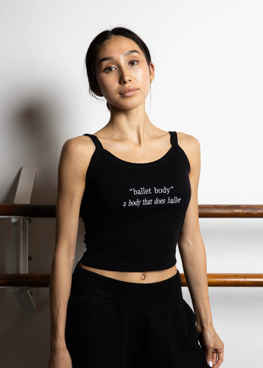 "ballet body" tank
